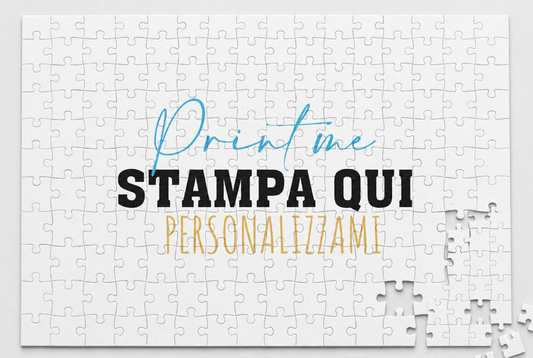 Puzzle Personalizzato 20x30 cm — Stampa con la Tua Foto o Grafica