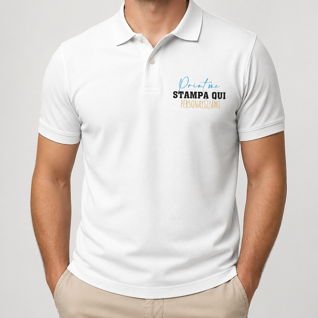 Polo Personalizzata — Stampa Lato Cuore