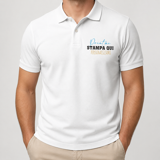 Polo Personalizzata — Stampa Lato Cuore