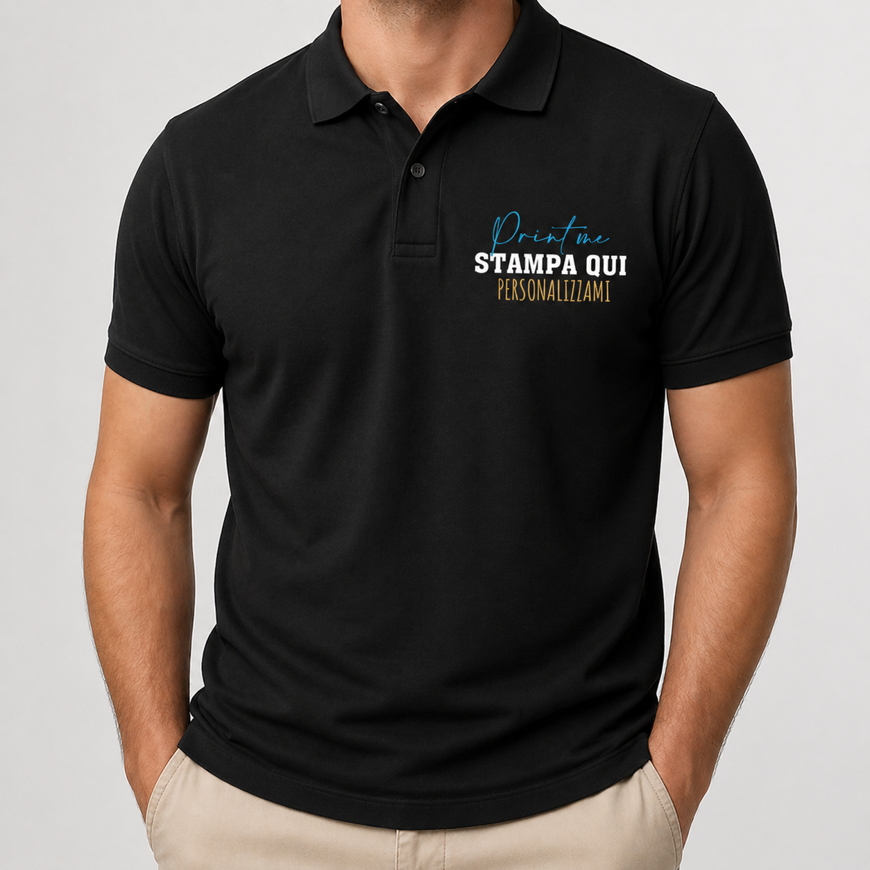 Polo Personalizzata — Stampa Lato Cuore