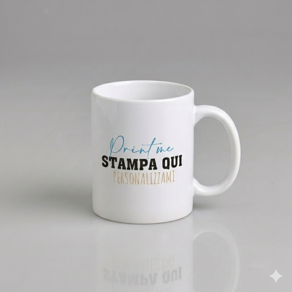 Tazza Personalizzata in Ceramica 350ml — Stampa a Sublimazione